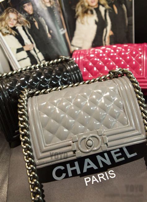 chanel le boy jelly bag